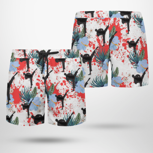 KARATE Hawaiian Shirts, Beach Short