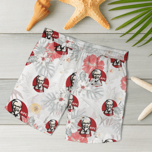 KFC Hawaiian Shirts, Beach Short0