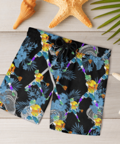 LACROSSE Hawaiian Shirts, Beach Short