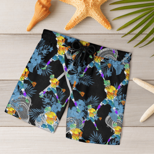 LACROSSE Hawaiian Shirts, Beach Short