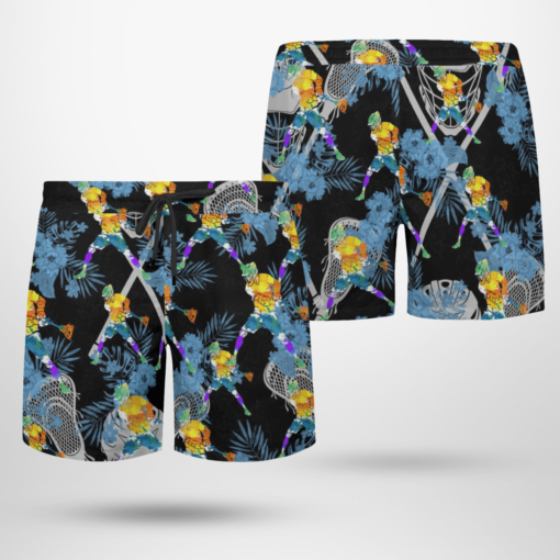 LACROSSE Hawaiian Shirts, Beach Short