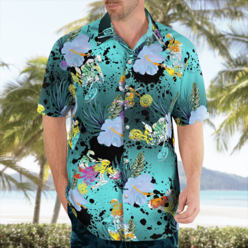 MOTORCROSS Hawaiian Shirts, Beach Short