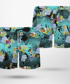 MOTORCROSS Hawaiian Shirts, Beach Short