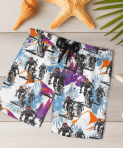 MOUNTAIN BIKE Hawaiian Shirts, Beach Short