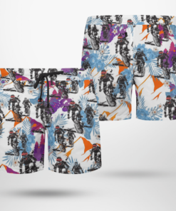 MOUNTAIN BIKE Hawaiian Shirts, Beach Short