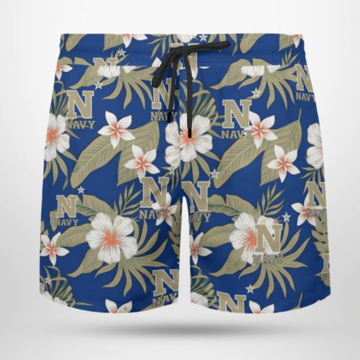 Navy Midshipmen Hawaiian Shirts, Beach Short