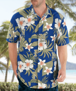 Navy Midshipmen Hawaiian Shirts, Beach Short