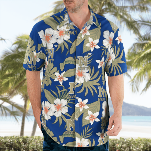 Navy Midshipmen Hawaiian Shirts, Beach Short