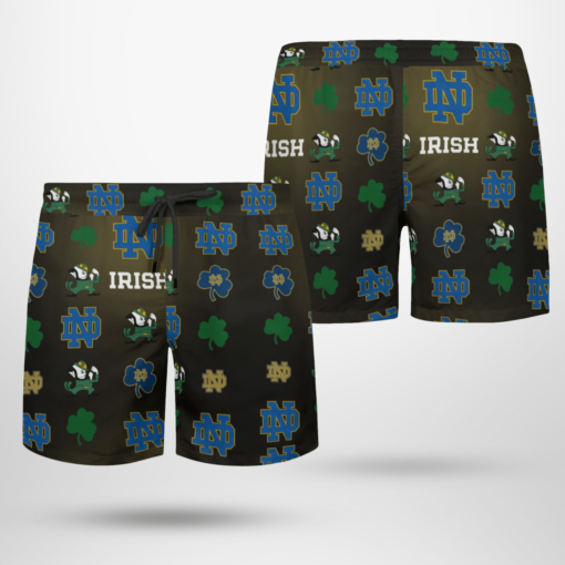 Notre Dame Fighting Irish Hawaiian Shirts, Beach Short