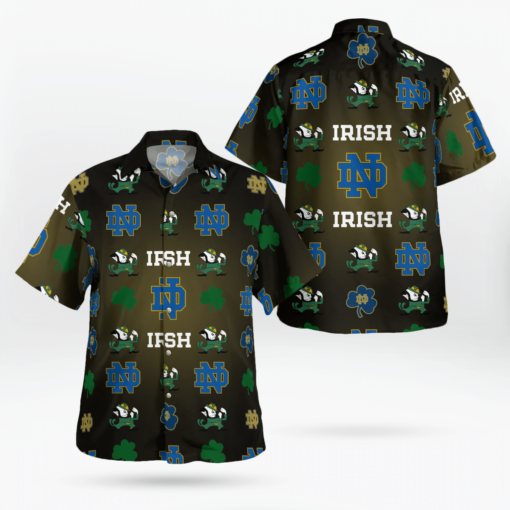 Notre Dame Fighting Irish Hawaiian Shirts, Beach Short