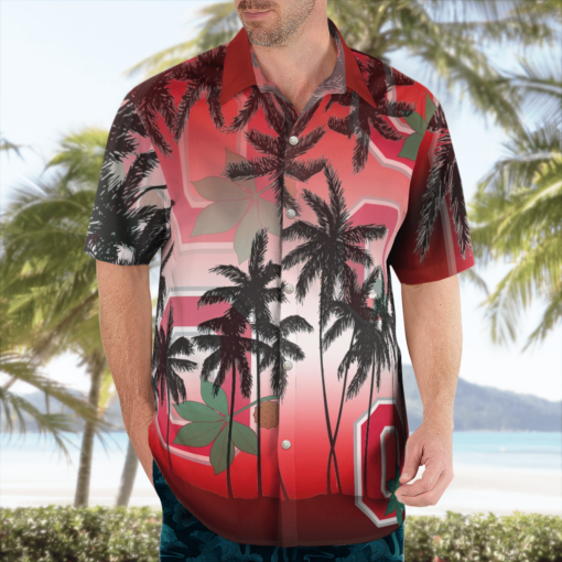 OHIO STATE BUCKEYES Hawaiian Shirts, Beach Short