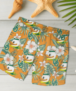 Oregon Ducks Hawaiian Shirts, Beach Short