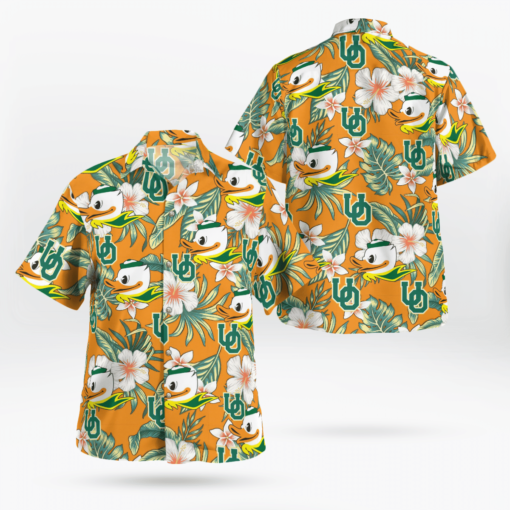 Oregon Ducks Hawaiian Shirts, Beach Short