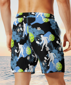 Pickleball Hawaiian Shirts, Beach Short