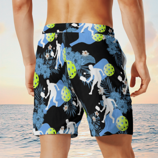 Pickleball Hawaiian Shirts, Beach Short