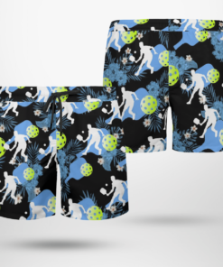 Pickleball Hawaiian Shirts, Beach Short