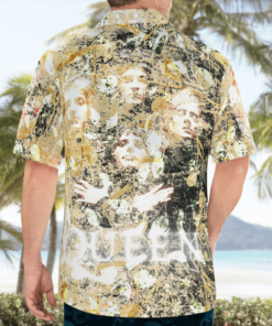 Queen Band Hawaiian Shirts, Beach Short