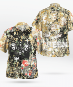 Queen Band Hawaiian Shirts, Beach Short