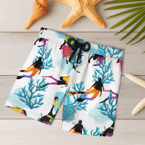 SCUBA DIVING Hawaiian Shirts, Beach Short