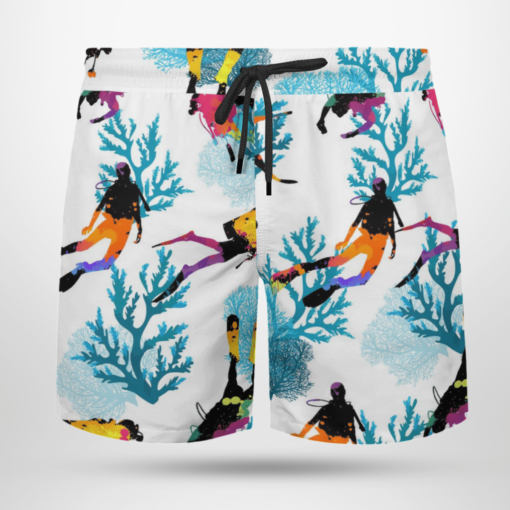 SCUBA DIVING Hawaiian Shirts, Beach Short