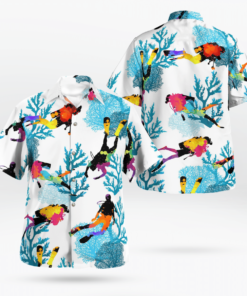 SCUBA DIVING Hawaiian Shirts, Beach Short