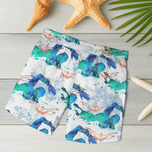 SWIMMING Hawaiian Shirts, Beach Short