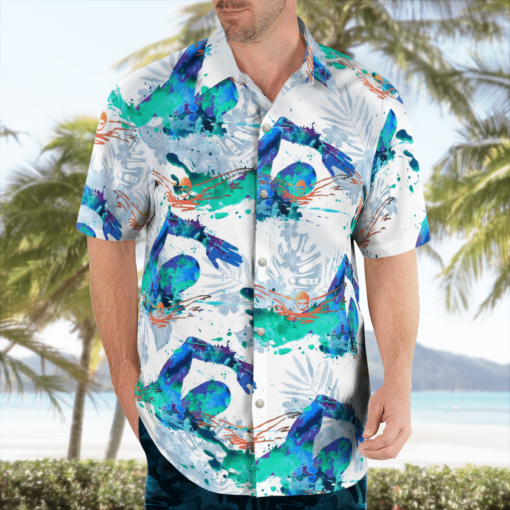 SWIMMING Hawaiian Shirts, Beach Short