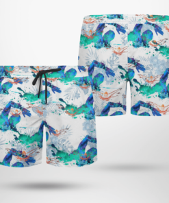 SWIMMING Hawaiian Shirts, Beach Short