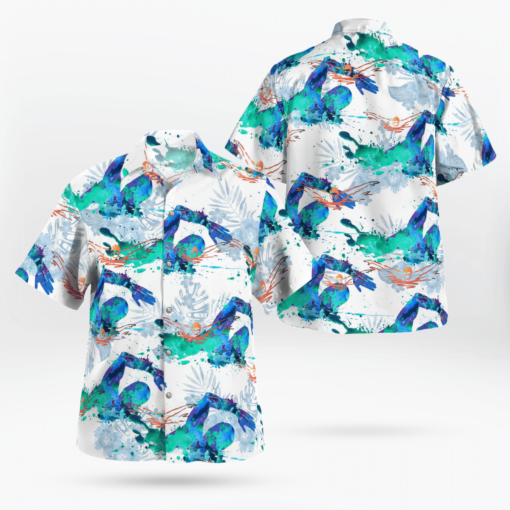 SWIMMING Hawaiian Shirts, Beach Short