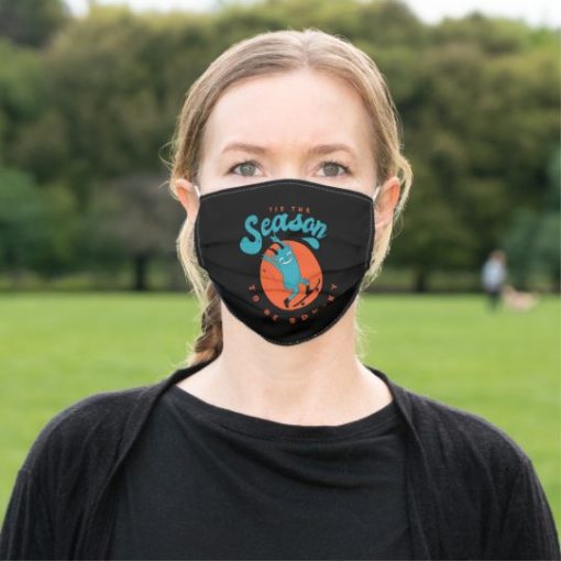 Season to be spooky cloth face mask