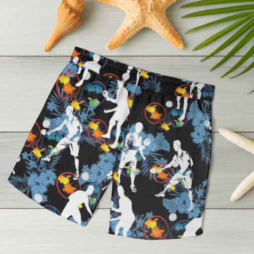 TENIS Hawaiian Shirts, Beach Short