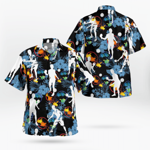 TENIS Hawaiian Shirts, Beach Short