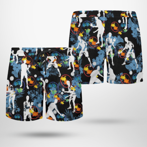 TENIS Hawaiian Shirts, Beach Short