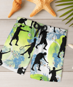 TENIS Hawaiian Shirts, Beach Short