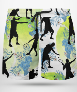 TENIS Hawaiian Shirts, Beach Short