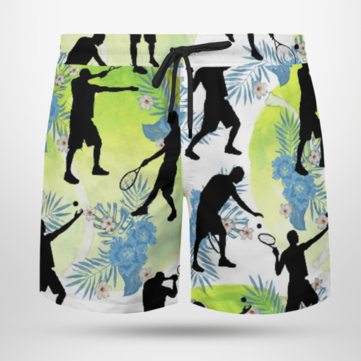 TENIS Hawaiian Shirts, Beach Short