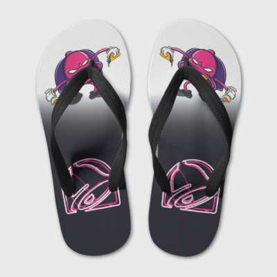 Taco Bell Flip Flops, beach sandals, pool slippers, shower shoes