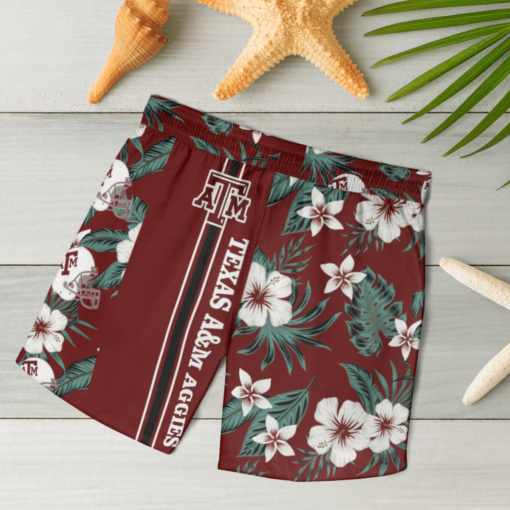 Texas A&M Aggies Hawaiian Shirts, Beach Short