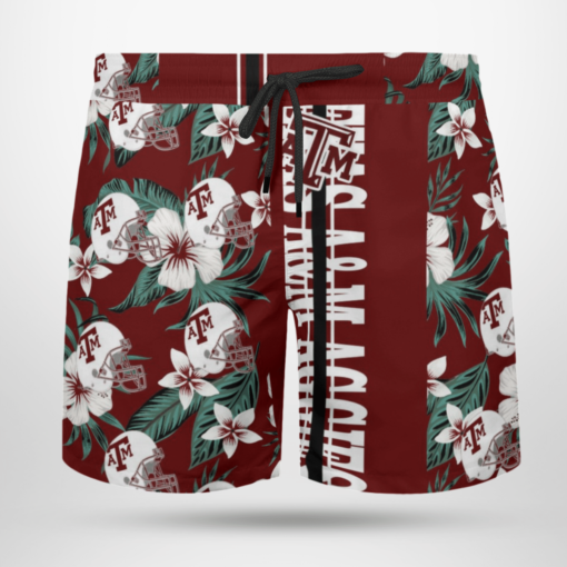 Texas A&M Aggies Hawaiian Shirts, Beach Short