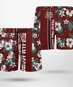 Texas A&M Aggies Hawaiian Shirts, Beach Short