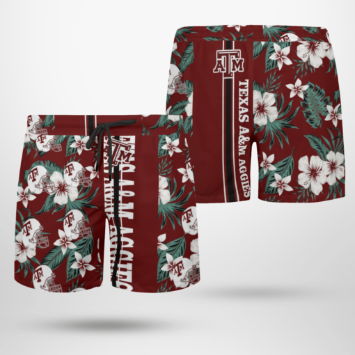 Texas A&M Aggies Hawaiian Shirts, Beach Short