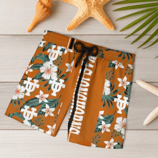 Texas Longhorns Hawaiian Shirts, Beach Short