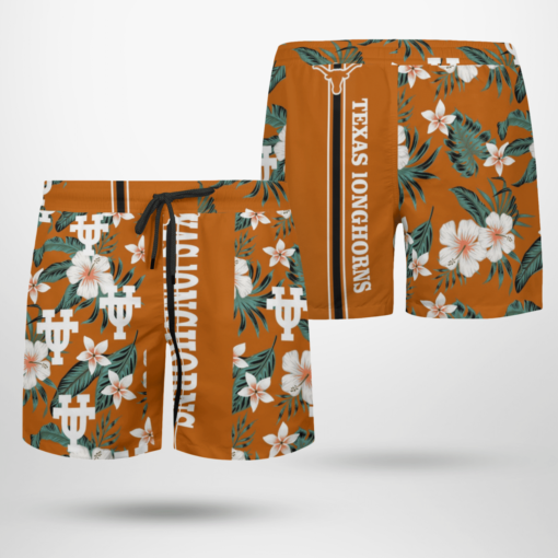 Texas Longhorns Hawaiian Shirts, Beach Short