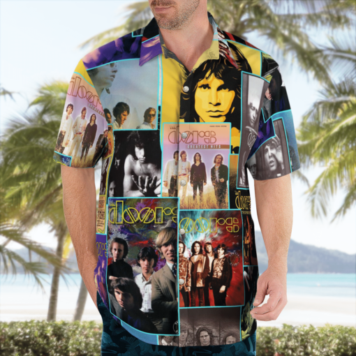 The Doors Band Hawaiian Shirts, Beach Short