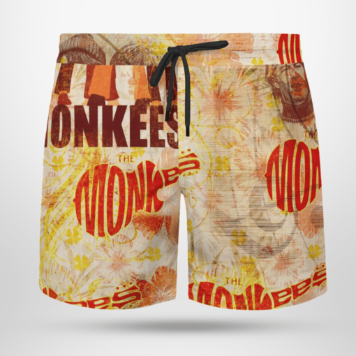 The Monkees Band Hawaiian Shirts, Beach Short