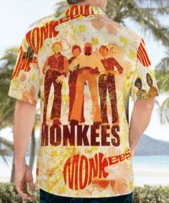 The Monkees Band Hawaiian Shirts, Beach Short