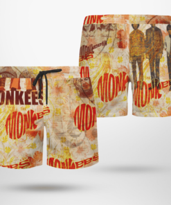 The Monkees Band Hawaiian Shirts, Beach Short