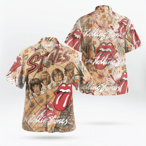 The Rolling Stones Band Hawaiian Shirts, Beach Short