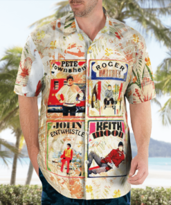 The Who Band Hawaiian Shirts, Beach Short