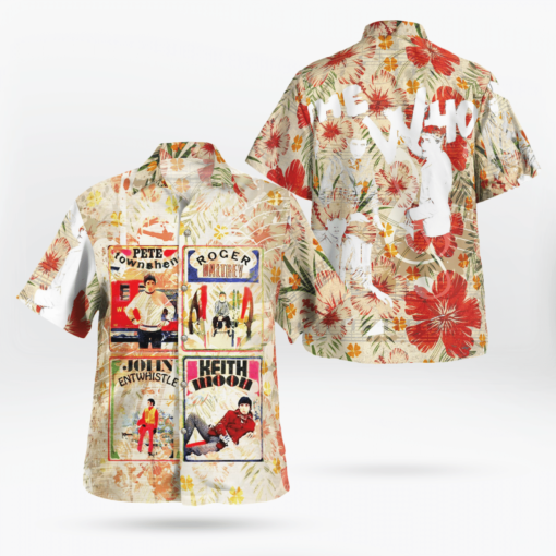 The Who Band Hawaiian Shirts, Beach Short